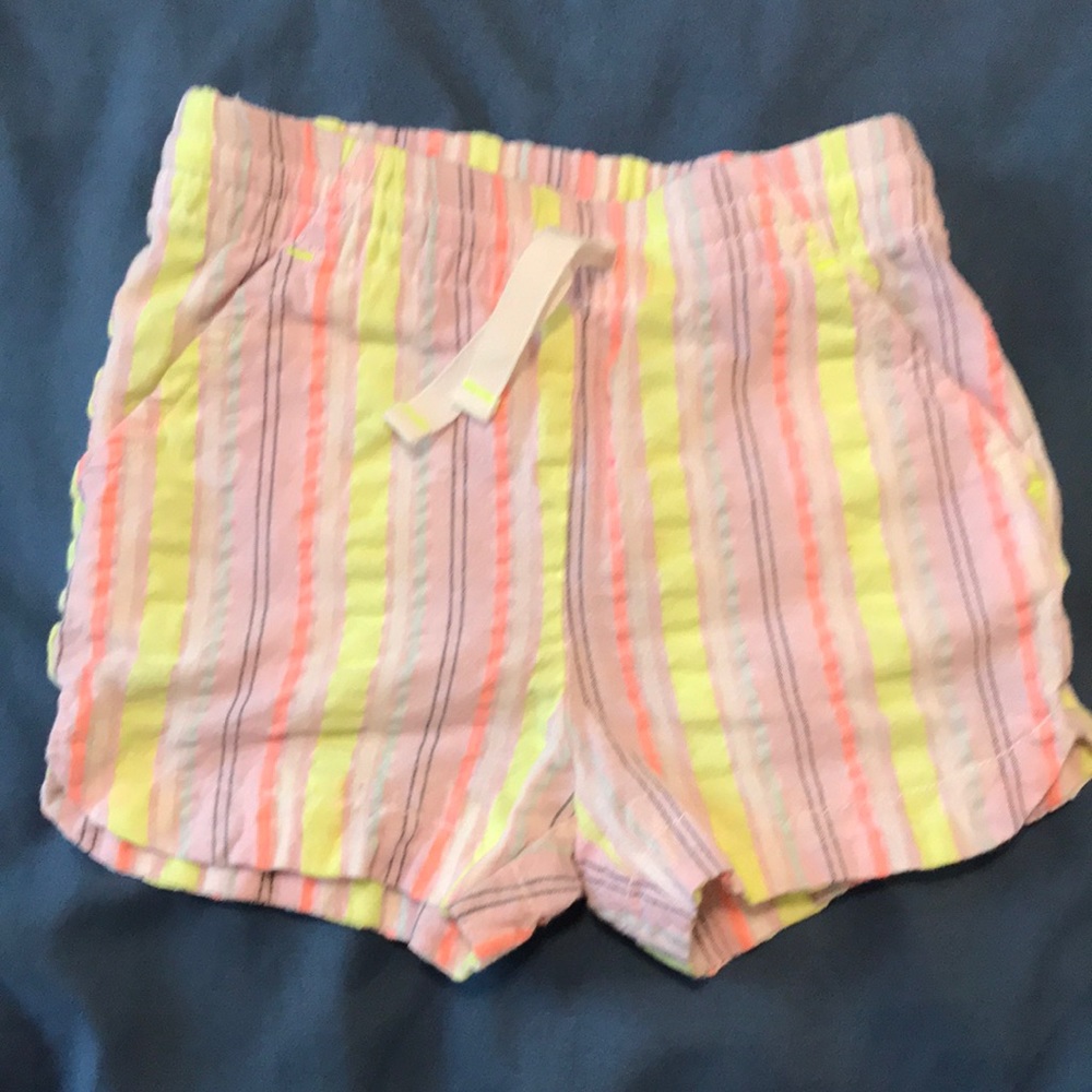 Bright striped shorts. Cat and Jack. 12m.